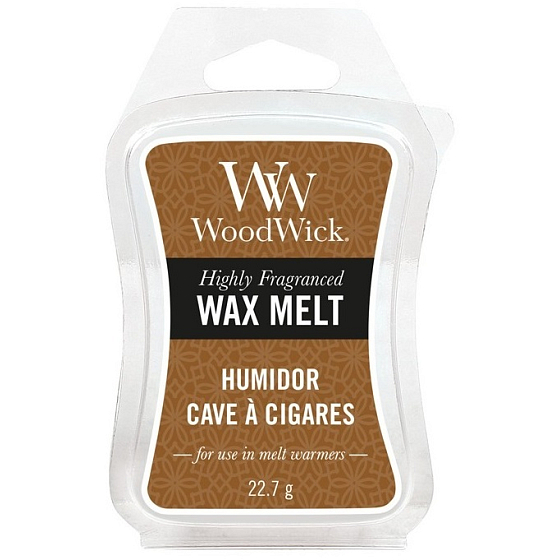 WoodWick Humidor - Zigarrenetui duftendes Wachs für Aromalampe 22,7 g