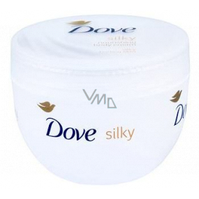 Dove Silky pflegende Körpercreme für den ganzen Körper mit reiner Seide 300 ml