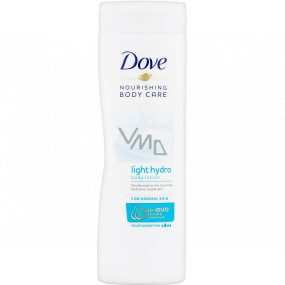 Dove Nourishing Body Care Light Hydro Body Milk für normale Haut 400 ml