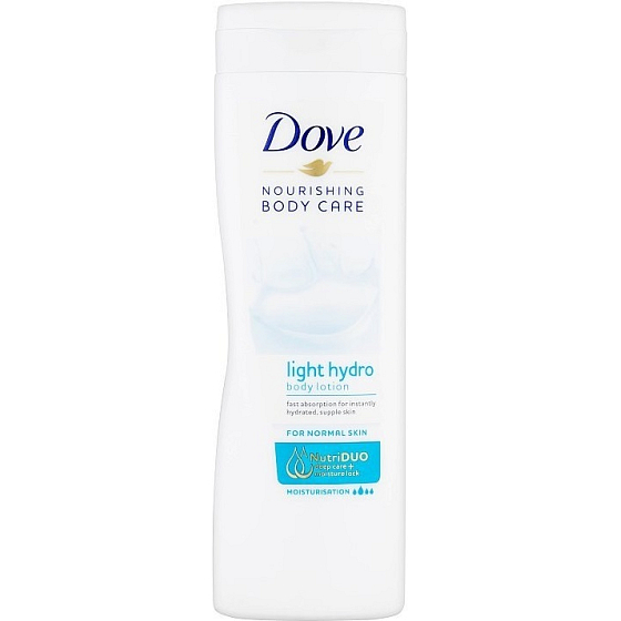 Dove Nourishing Body Care Light Hydro Body Milk für normale Haut 400 ml