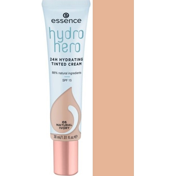 Essence Hydro Hero 24h SFP15 getönte Creme 05 Natural Ivory 30 ml