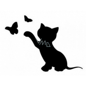 Art e Miss Kunststoffschablone für kreatives Arbeiten Katze mit Schmetterlingen 29,5 x 29,5 cm