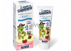 Pasta Del Capitano Baby-Erdbeer-Zahnpasta für Kinder ab 3 Jahren 75 ml