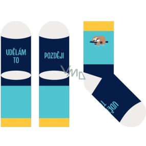 Albi Bunte Socken Universalgröße Ich werde es später tun 1 Paar