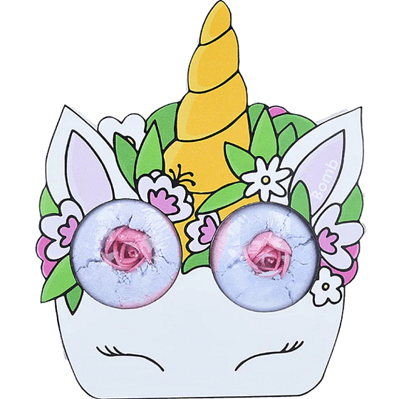 Bomb Cosmetics Einzigartig wie ein Einhorn - Be Unique-orn sparkling bath ballistic 2 x 160 g