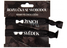 Albi Bachelorette Party Elastische Armbänder für Bräutigam und Trauzeugen 2 Stück