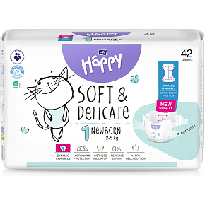 Bella Happy New Born 1 Kinder Windeln Einweg 2-5 kg 42 Stk