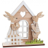 Haus mit Kaninchen zu bauen 22 cm