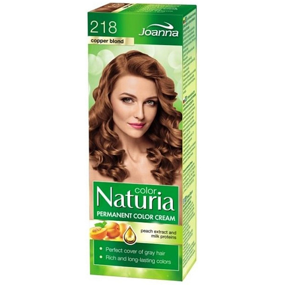 Joanna Naturia Haarfarbe mit Milchproteinen 218 Kupferblond