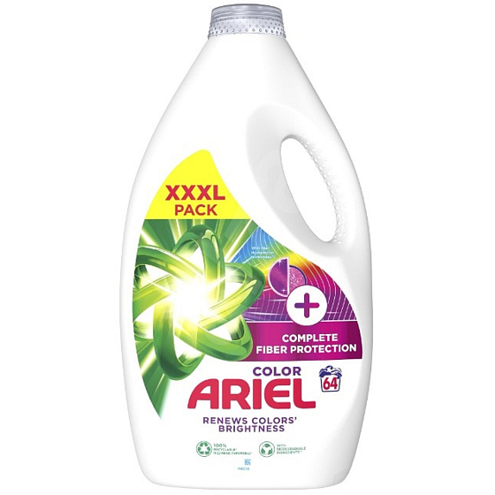 Ariel + Fiber Protection Color Flüssiggel für Buntwäsche 64 Dosen 3,2 l