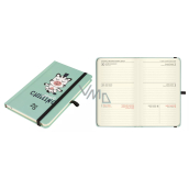 Albi Pocket Diary 2025 mit Gummiband - Zebra 9,3 x 15 x 1,3 cm