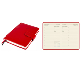 Albi Management Tagebuch 2025 - Rot A5 15,5 x 21,5 x 2,5 cm