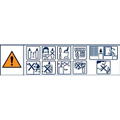 Bony Friedhofskerze, Nachfüllpackung 03, Durchmesser 4,8 cm, Höhe 12 cm, Brenndauer 35 h, 110 g