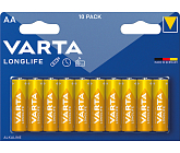 Varta Longlife AA Alkaline-Batterien, 10 Stück