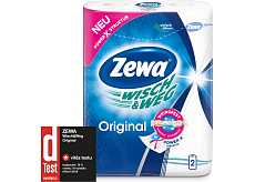 Zewa Wisch & Weg Original 2-lagige Papierhandtücher, 2 × 45 Blätter