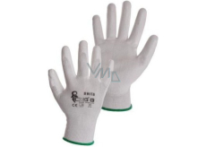 Brita CXS White pracovní rukavice, máčené v polyuretanu, velikost 10, 1 pár