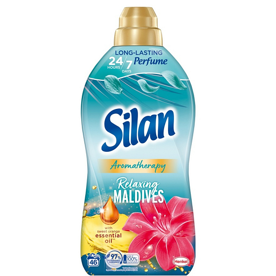 Silan aviváž Aromatherapy Relaxing Maledives 45 praní, 1012 ml