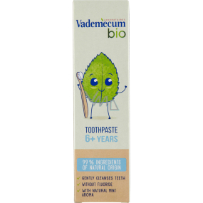 Vademecum Bio zubní pasta pro děti ve věku 6+, 50 ml