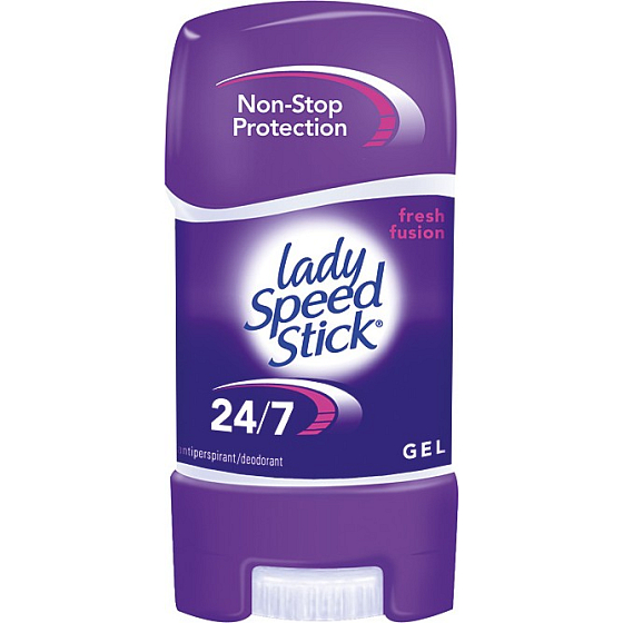 Lady Speed Stick 24/7 Fresh Fusion Antitranspirant Deodorant Gel Stick für Frauen 65 g