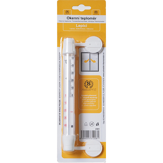 Schneider Thermometer Fenster Universal doppelseitiger Kleber 200 x 20 mm