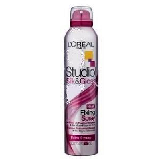 Loreal Paris Studio Line Silk & Gloss Fixierendes Haarspray 250 ml