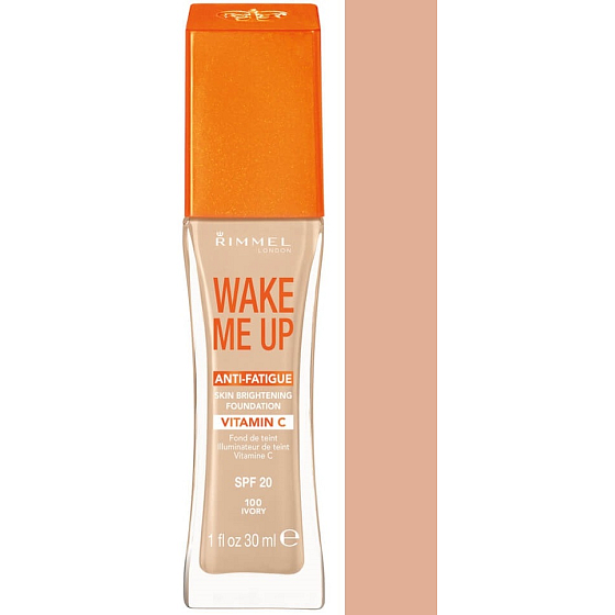 Rimmel London Wake Me Up Makeup 100 Elfenbein 30 ml