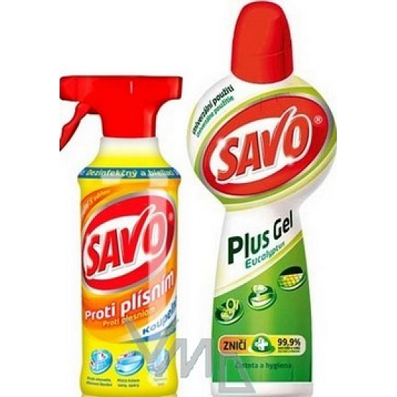 Savo Anti-Pilz-Bad 500 ml + Savo Plus Gel Eukalyptus 750 ml