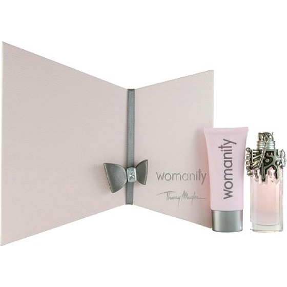 Thierry Mugler Womanity parfümiertes Wasser für Frauen 50 ml + Körperlotion 100 ml, Geschenkset