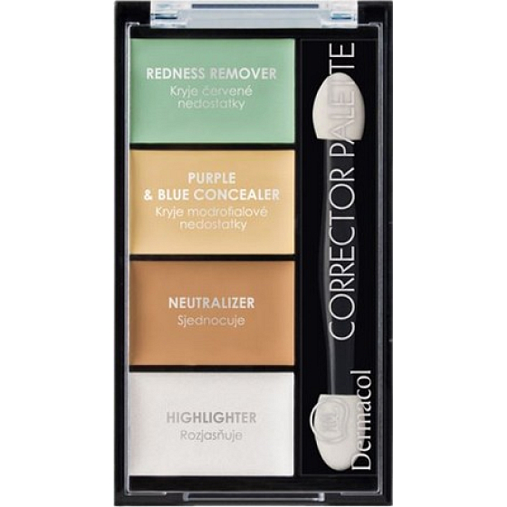 Dermacol Corrector Palette 4-Farben-Korrektor und Aufheller 9 g