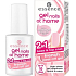 Essence Gel Nägel zu Hause French Peel Off Gel 2in1 Peeling Gel Basis & Decklack Französisch 7 ml