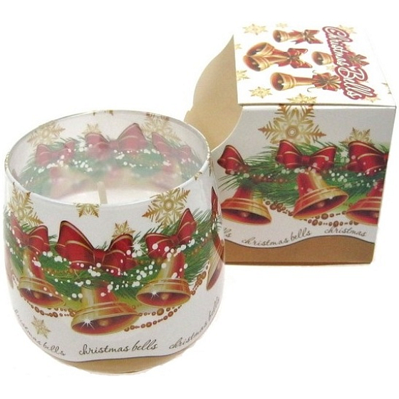 Santo Candles Christmas Bells Duftkerze in Glas 100 g