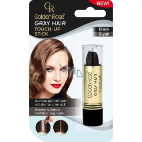 Golden Rose Grauer Haar-Ausbesserungsstift-Farb-Concealer für Haar und graues Haar 01 Schwarz 5,2 g