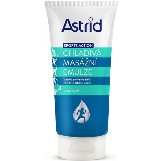 Astrid Sports Action Kühlmassage Emulsion mit Menthol 200 ml