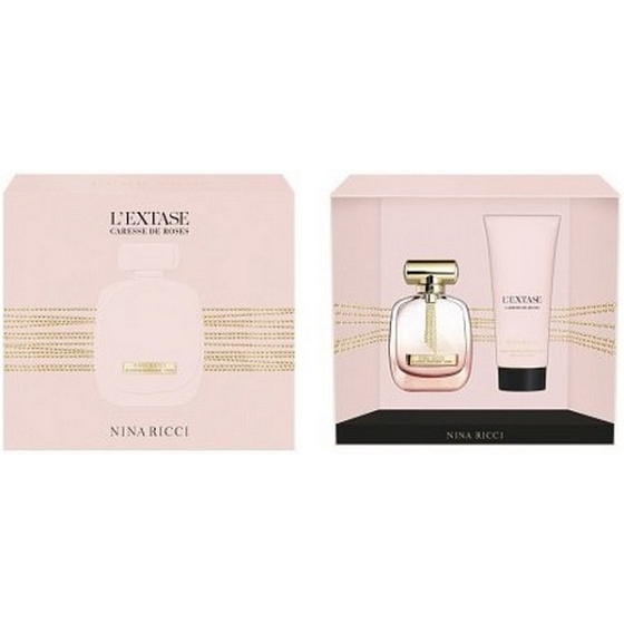 Nina Ricci L Caras de Roses Ekstase Eau de Parfum Légére parfümiertes Wasser für Frauen 50 ml + Körperlotion 100 ml, Geschenkset