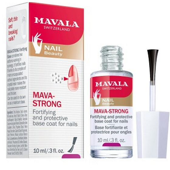 Mavala Mava-Strong 2-in-1 schützender und stärkender Unterlack für Nägel 10 ml