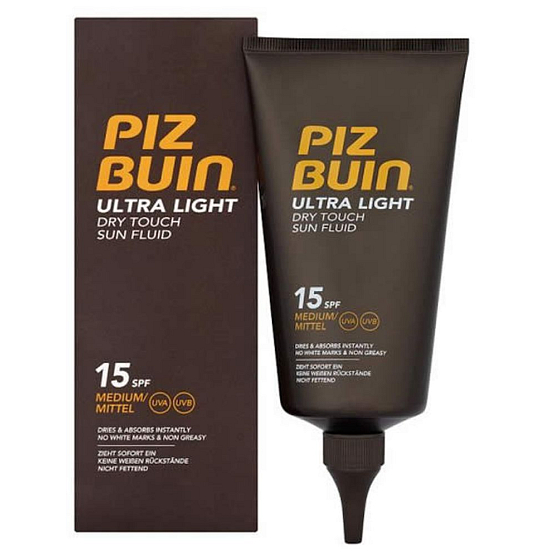Piz Buin Ultra Light SPF15 ultraleichte Feuchtigkeitsflüssigkeit zum Bräunen von 150 ml