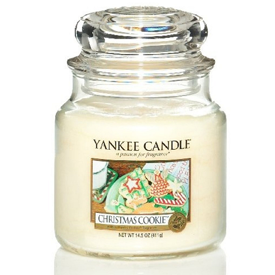 Yankee Candle Weihnachtsplätzchen Klassisches mittleres Glas 411 g
