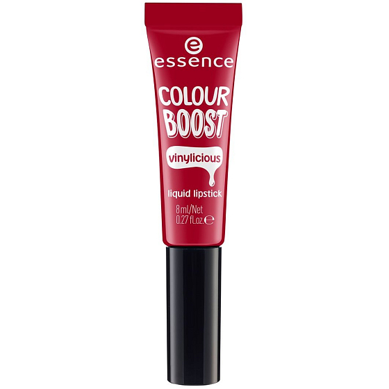Essence Color Boost Vinylicious flüssiger Lippenstift 07 Beißen Sie mich, wenn Sie können 8 ml