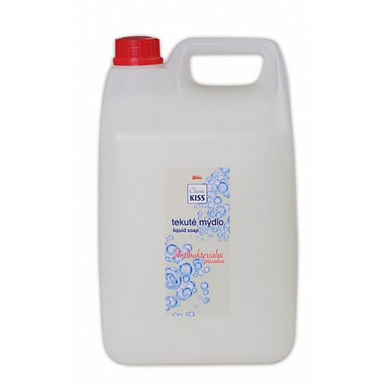 Mika Kiss Classic Antibakterielle Flüssigseife, Nachfüllung, 5 l