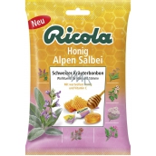 Ricola Honig Alpen Salbei Medovo - Salbei Schweizer Kräutersüßigkeiten ohne Zucker mit Vitamin C aus 13 Kräutern, beruhigt den Hals 75 g