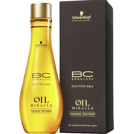 Schwarzkopf Professional BC Bonacure Oil Miracle Finishing Behandlungsöl zur Veredelung von normalem bis dickem Haar 100 ml