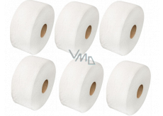 Jumbo 280 Toilettenpapier 75% Weiße für 2-lagige Schalen 6 Stück