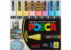 Posca Universal-Acrylmarker-Set 1,8 - 2,5 mm Mix aus Pastellfarben 8 Stück PC-5M