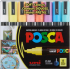Posca Universal-Acrylmarker-Set 1,8 - 2,5 mm Mix aus Pastellfarben 8 Stück PC-5M