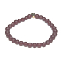 Granat mattes Armband elastischer Naturstein, Kugel 6 mm / 16 - 17 cm, Stein des Feuers, der Liebe