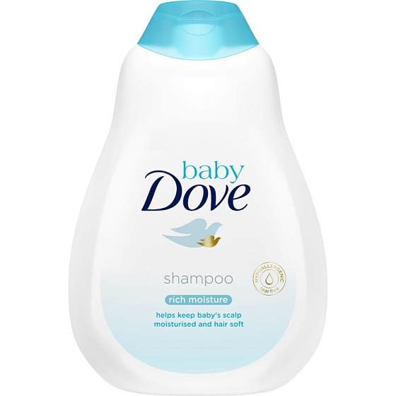 Dove Baby Rich Moisture Haarshampoo für Kinder 400 ml