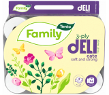 Dieses Family Delicate Toilettenpapier 117 Schnipsel 3lagig 24 Stück