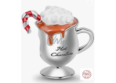 Sterling Silber 925 Hot Chocolate - Genießen Sie die kalten Tage, Weihnachtsarmband Bead