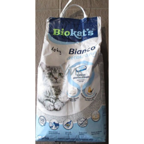 Biokats Bianco Classic Katzenstreu weiß 10 kg beschädigte Verpackung