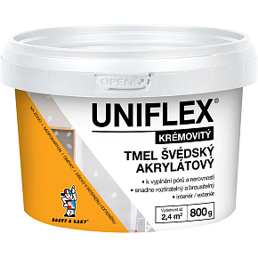 Uniflex akrylátový švédský tmel 800 g
